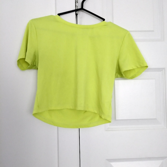 Florescent yellow crop top - Picture 1 of 1